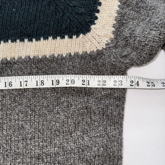 Vintage Route 66 Wool Blend Chunky Sweater Mens Grandpa Oversized Size Medium - Picture 4 of 5